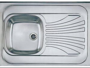 Kuchynská linka BIRGID 300cm - Biela + marine blue (5/5)
