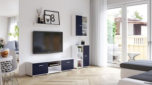 Obývacia zostava FIGO B - Marine blue mat