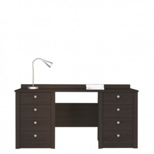 Psací stůl FINEZJA F16 dub sonoma čokoláda